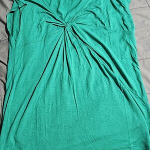 Staccato Teal Short Sleeve Top